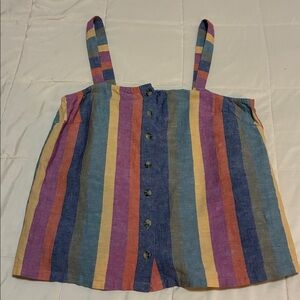 Madewell Multicolored Striped Tank